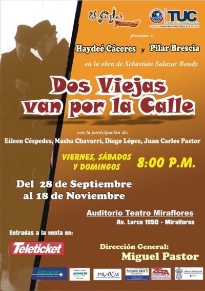 Dos viejas van por la calle 14